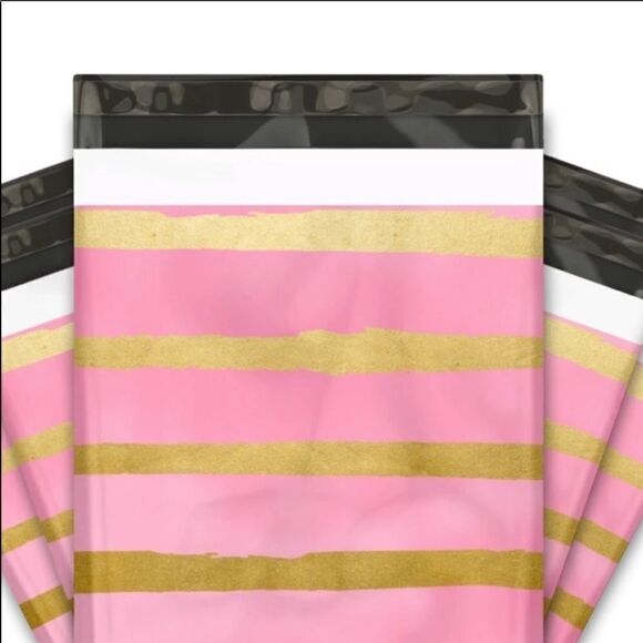 Poly Mailers MIX Pink Striped 6x9 10x13 35pcs 35st - Picture 4 of 14